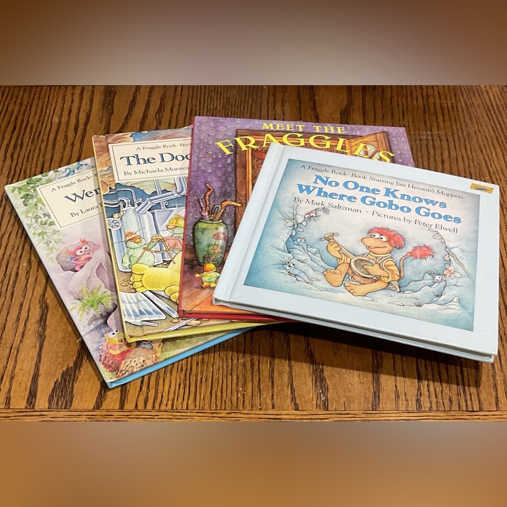 4 Fraggles - Fraggle Rock books set